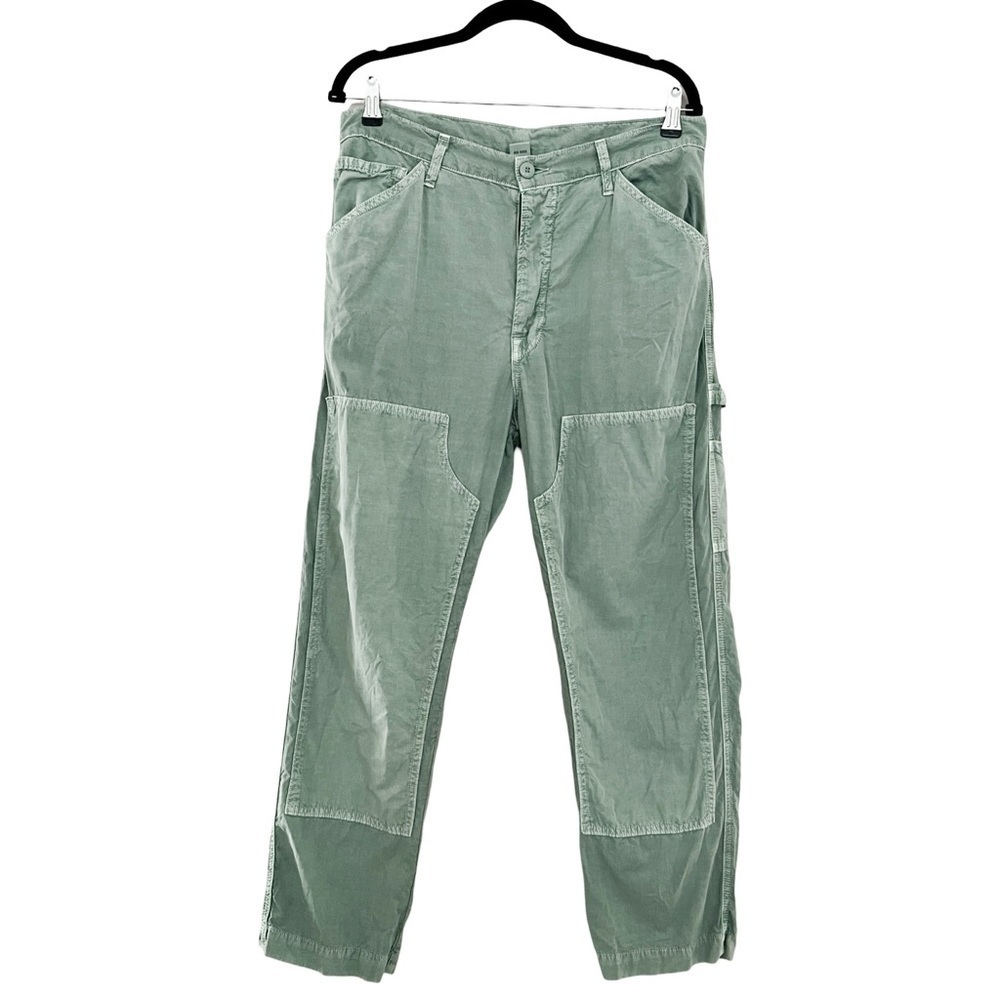 NSF Hodges Cotton Cargo Carpenter Pants Military Green Sz 30 - Picture 2 of 8